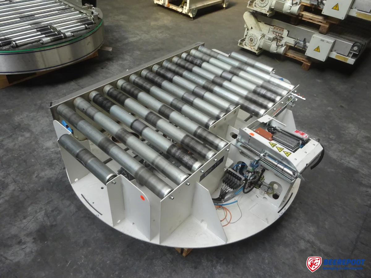 Roterende rollenbaanwissel